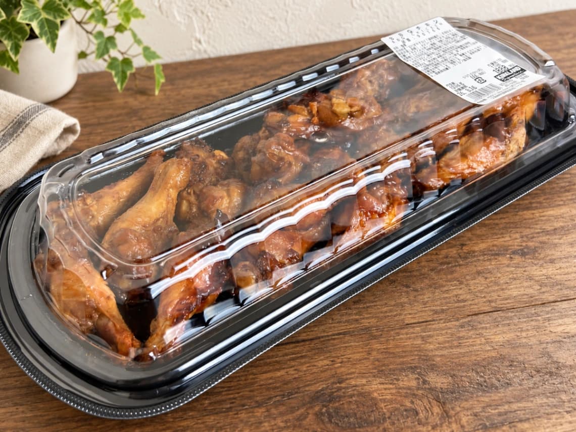 コストコのBBQチキン1kg超えパック｜ホットデリカの大容量手羽元