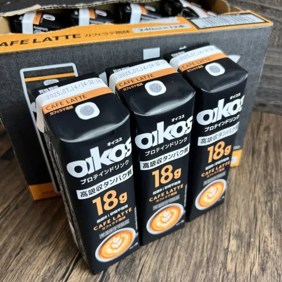 ダノンオイコスプロテインドリンクカフェラテ3本