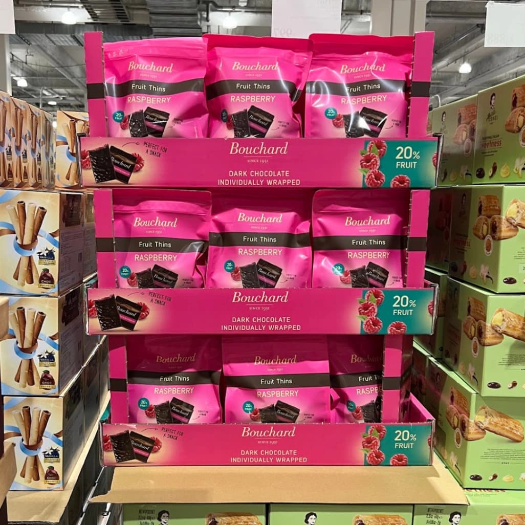 コストコのブシャール ラズベリー シン売り場画像