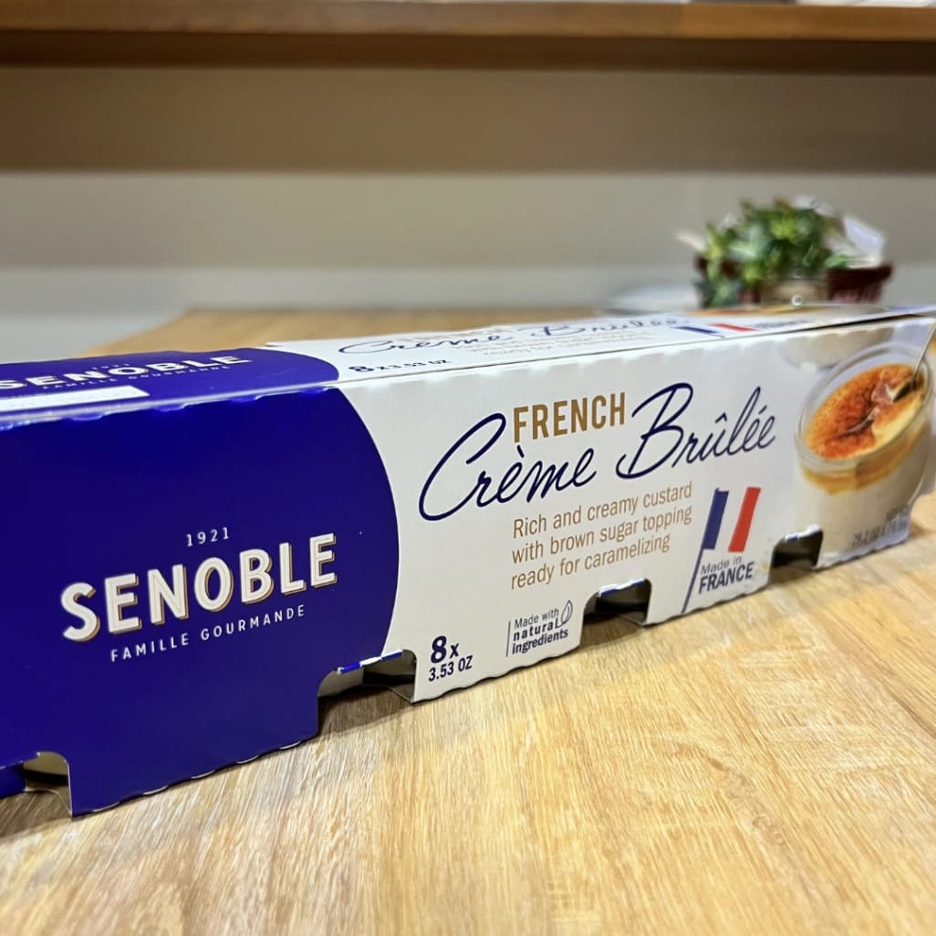コストコセノブルクレームブリュレのパッケージ外観