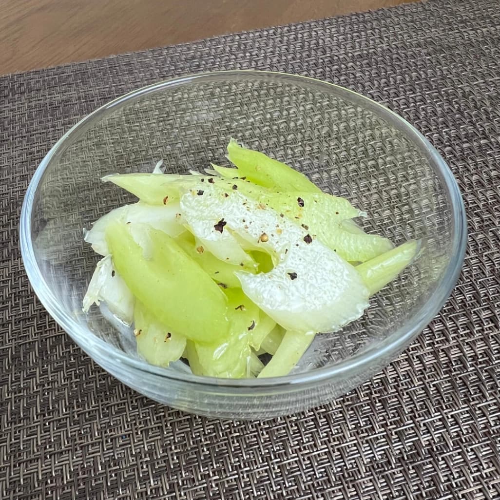 コストコセロリスティックで作ったマリネ