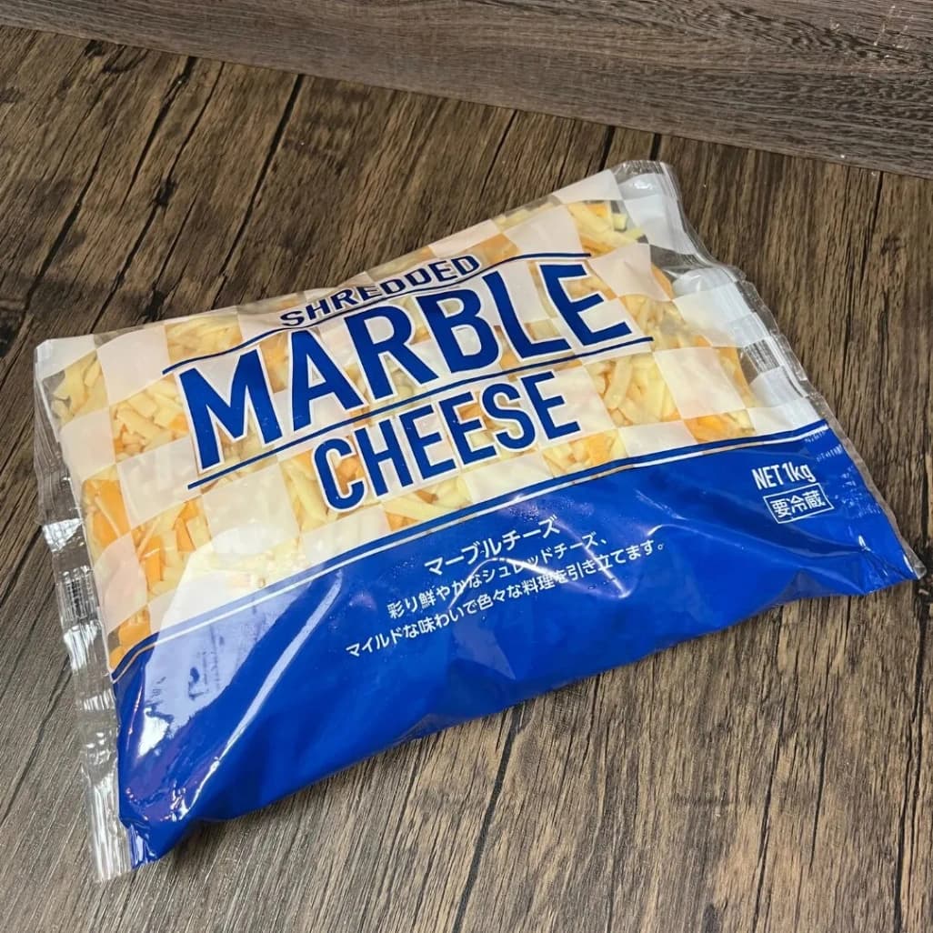コストコムラカワマーブルシュレッドチーズのパッケージ画像