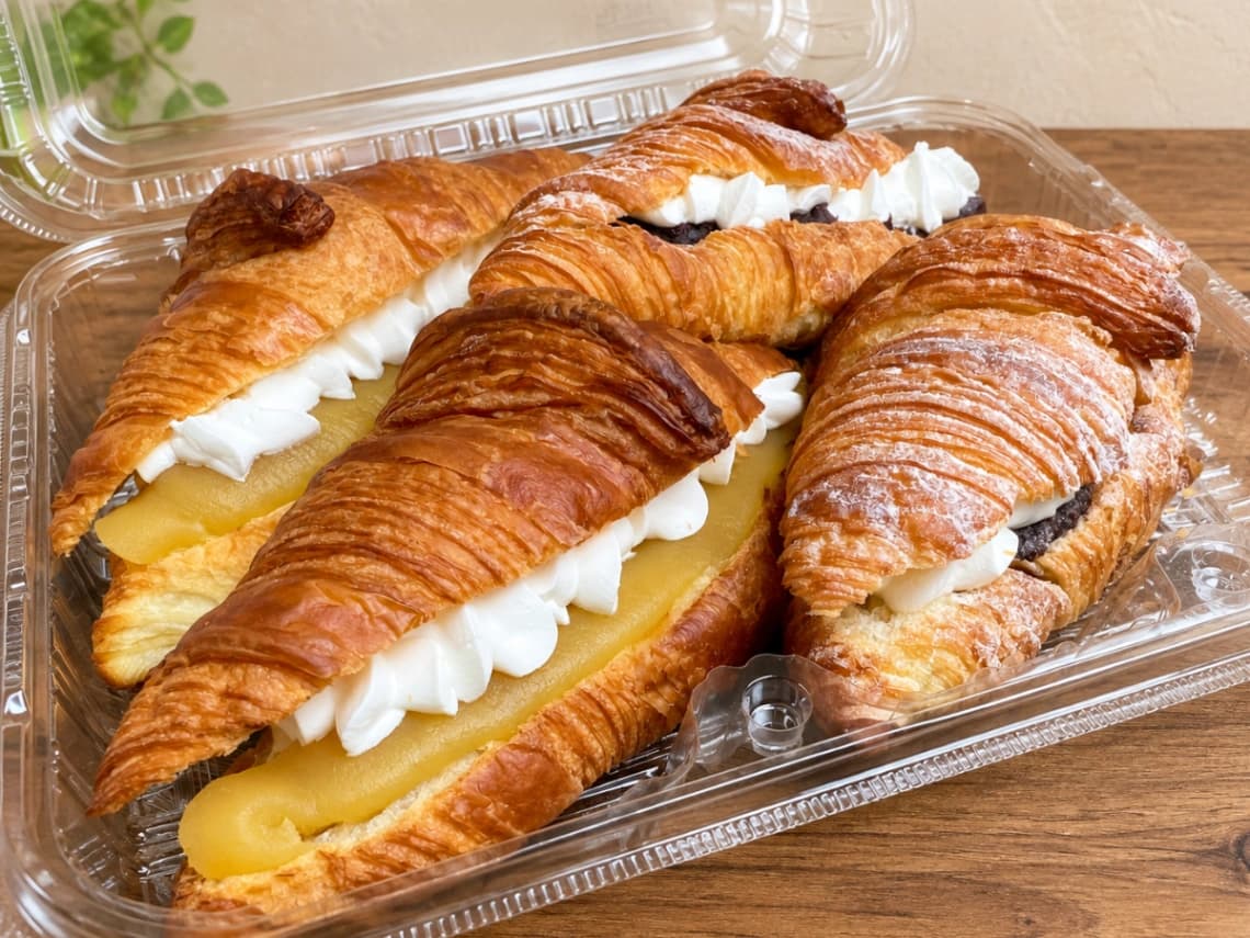 コストコ スイートポテトアンコクロワッサン スイートポテトとあんこの2種類