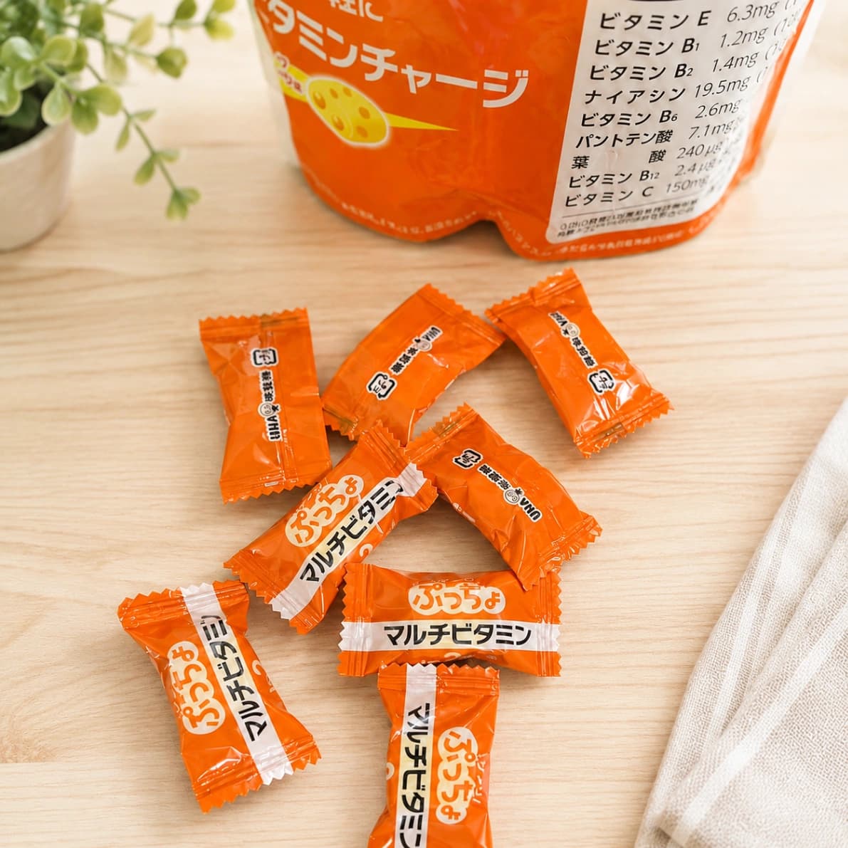 個包装になったコストコUHA 味覚糖サプリぷっちょマルチビタミン