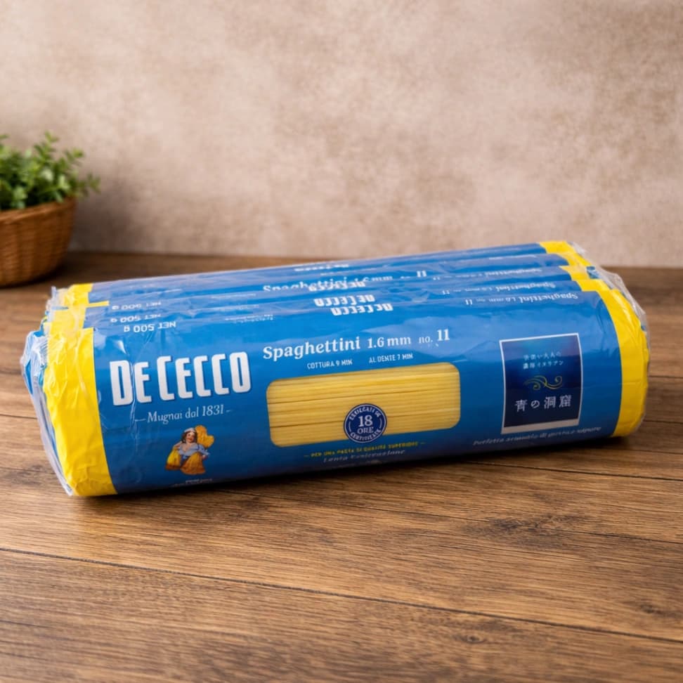 コストコのDE CECCO スパゲティ 1.6mmのパッケージ正面画像