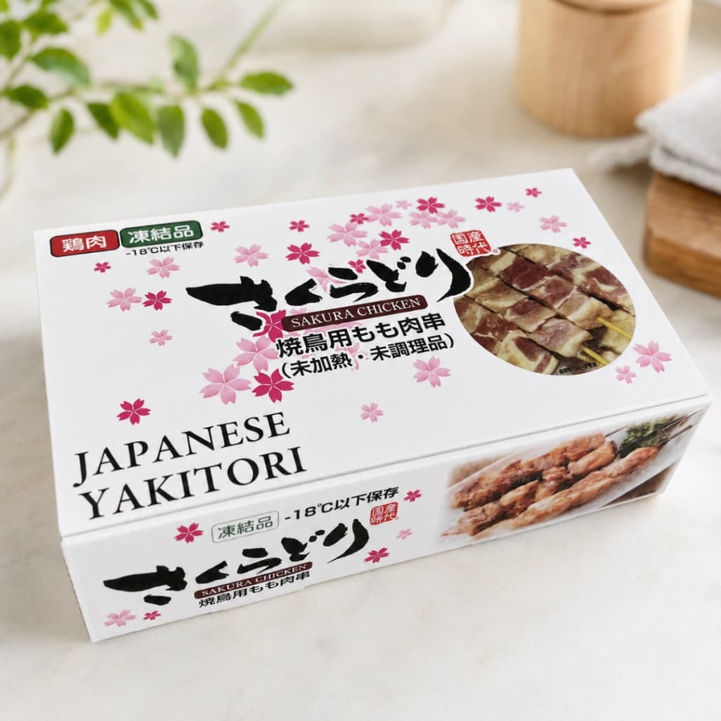 コストコさくらどり焼鳥用鶏もも串パッケージ外観