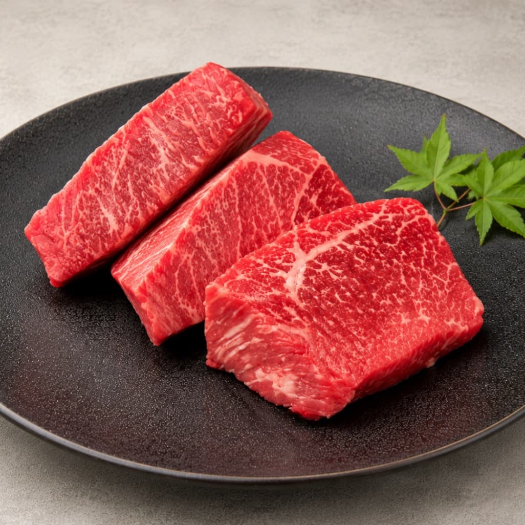 コストコ黒毛和牛４等級モモかたまりのカット肉