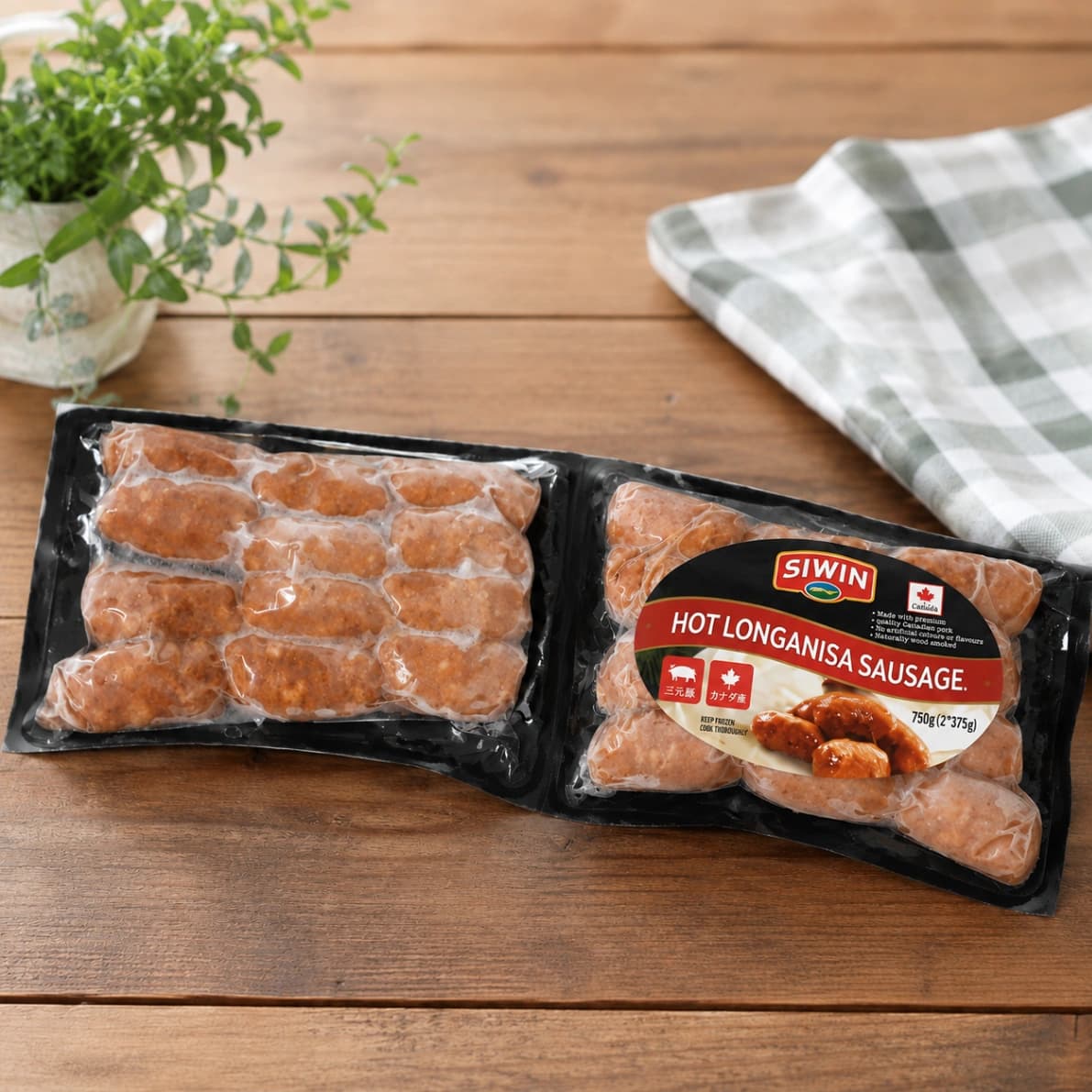 コストコのホットロンガニーサパッケージ外観