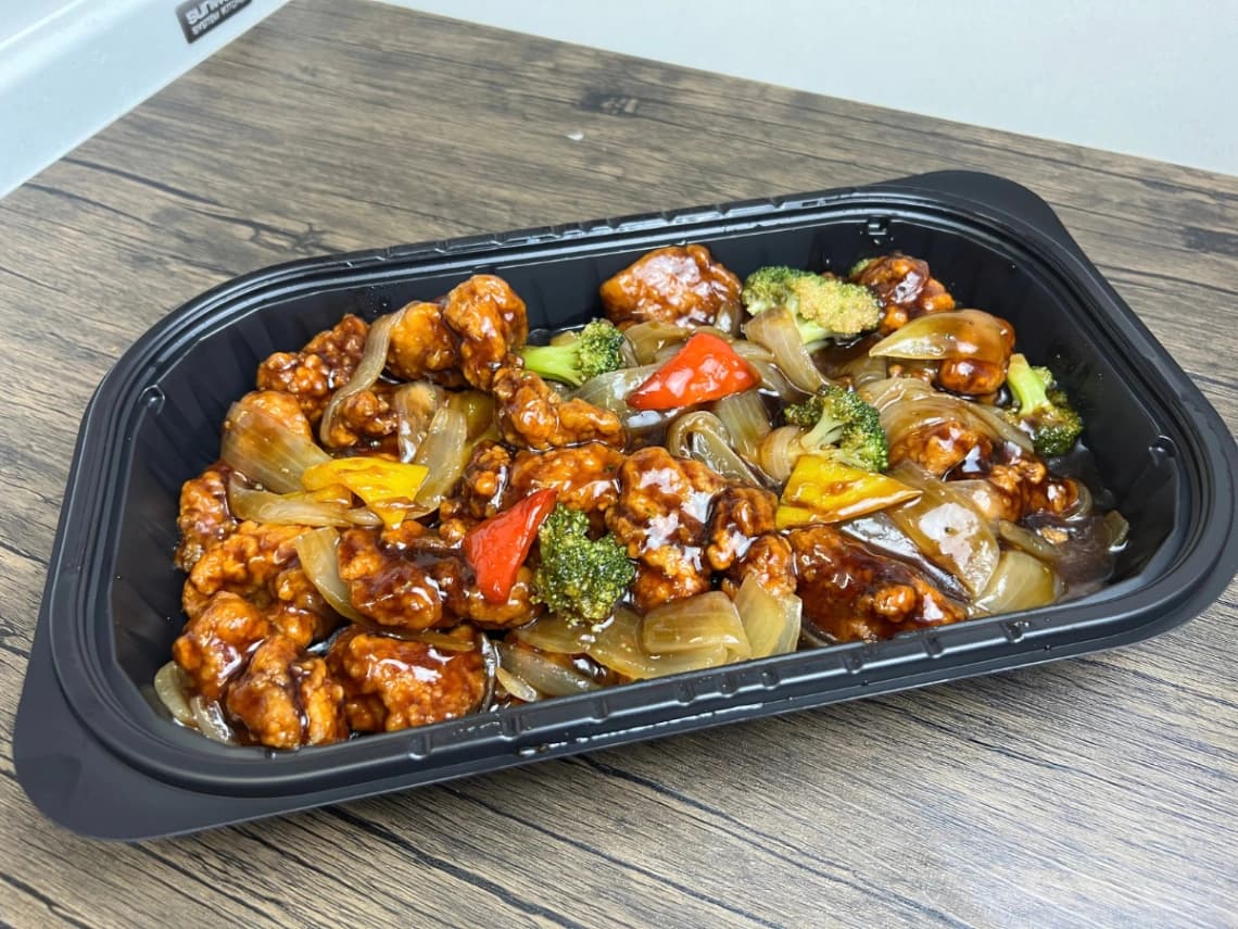 コストコ 鶏の甘酢あんかけ 1210g入りの中身