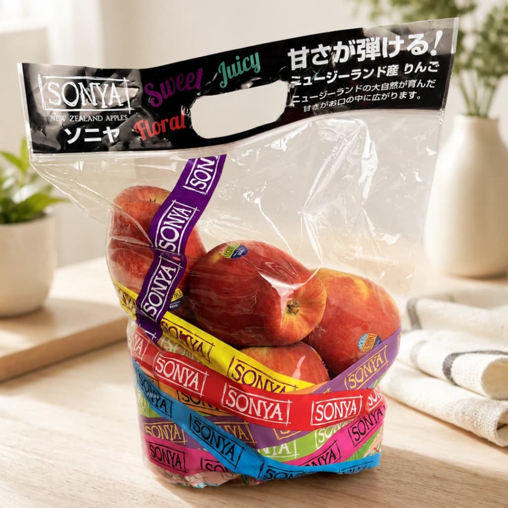 コストコのソニヤりんごパッケージ外観