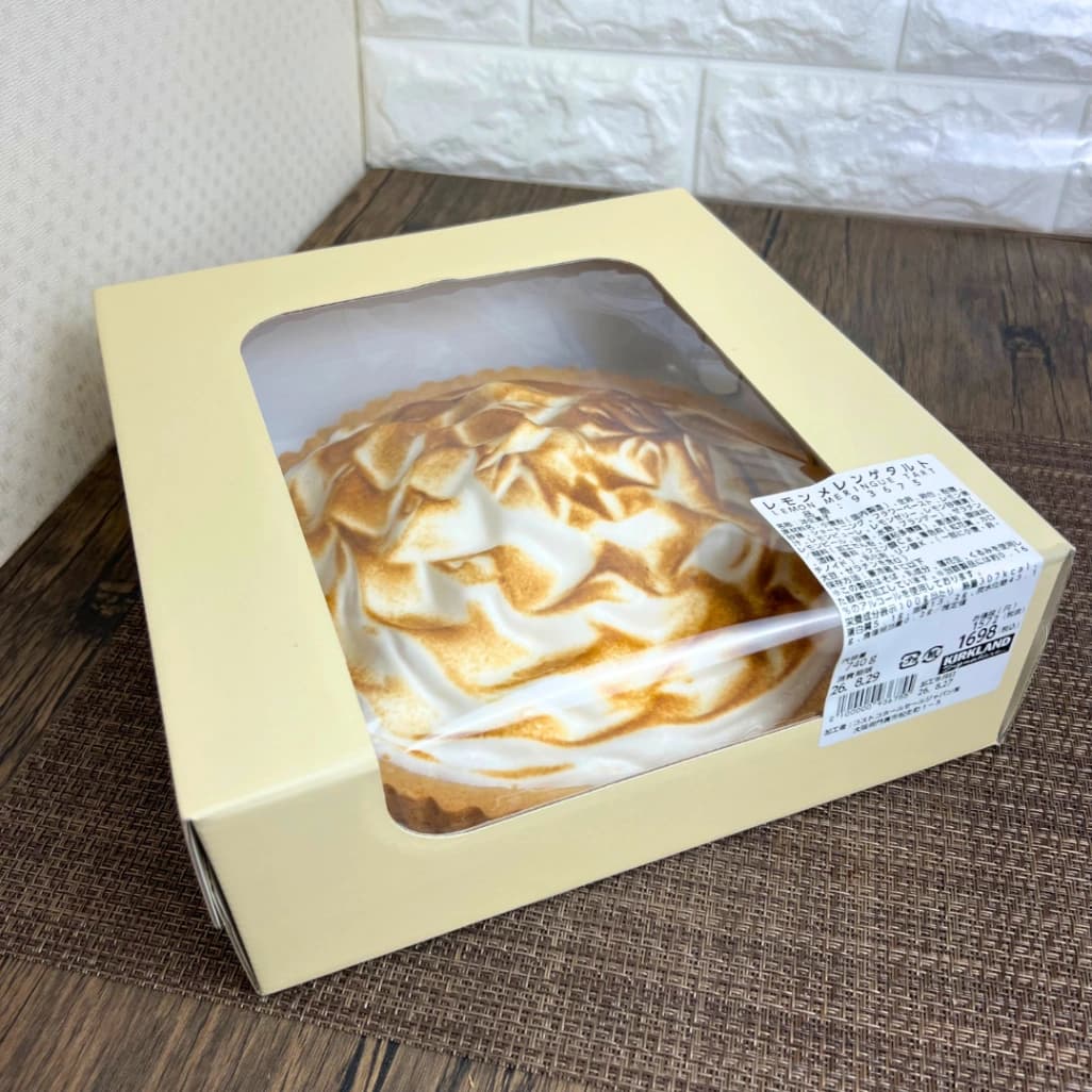 コストコのレモンメレンゲタルトのパッケージ外観