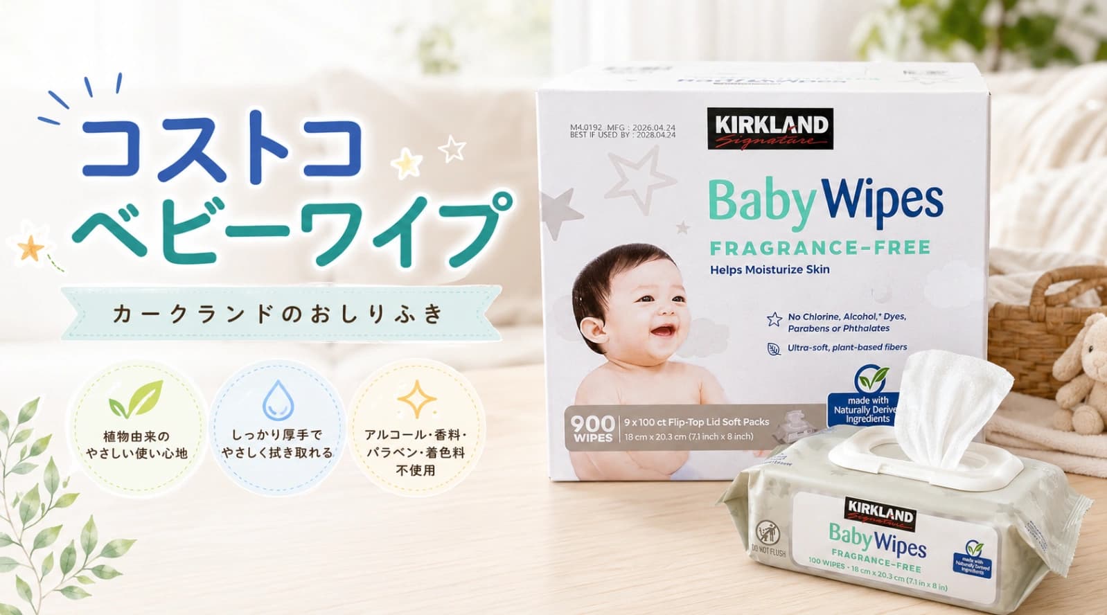 【コストコ】おしりふきが大人気の理由は？1枚で完結する神コスパとデメリットを正直レビュー