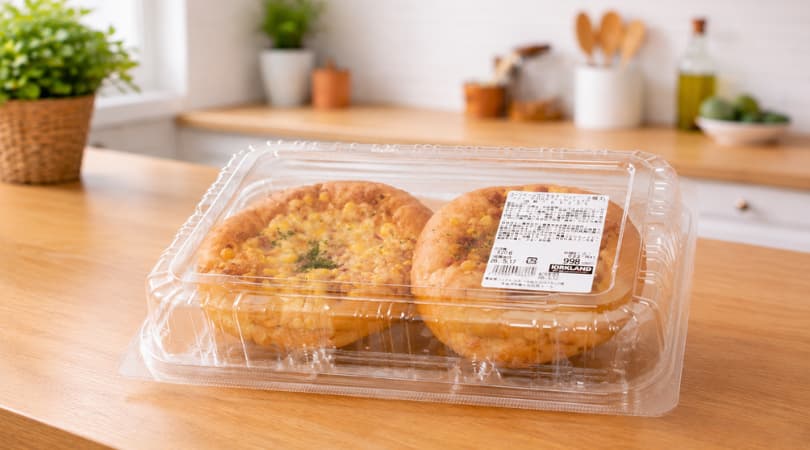 【コストコ新作】大きさも重さもやばい！250g超えの「コーンベーコンマヨブレッド」を実食レビュー