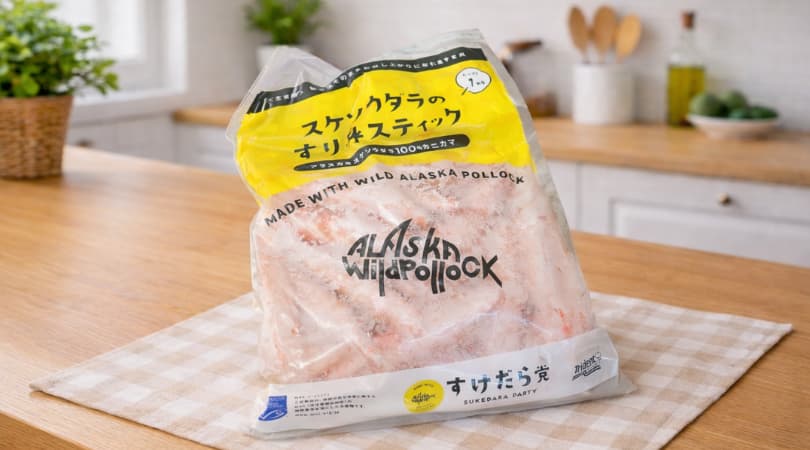 【コストコ】1kgの巨大カニカマ！？スケソウダラのすり身スティックを完食レビュー！飽きないアレンジ＆保存術