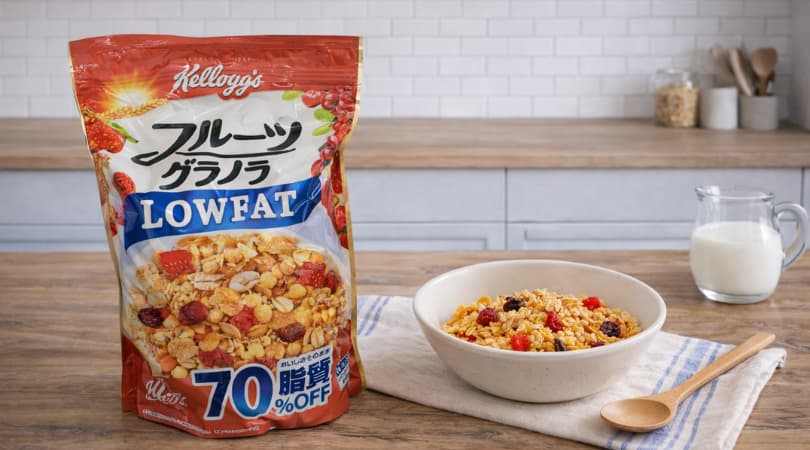 【コストコ】ケロッグ フルーツグラノラ ローファット1kgは買い？味やコスパをマニアが本音レビュー！