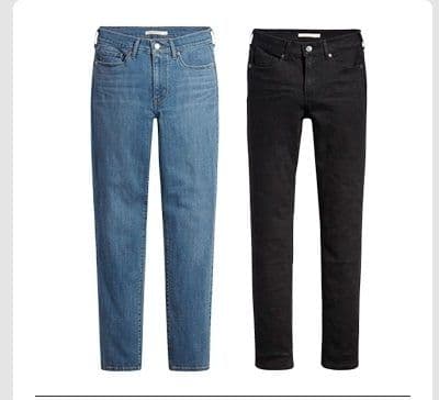 LEVI'S レディース クラシック ストレートジーンズ サイズ 25-29